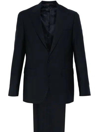 Canali Wool Suit In Blue
