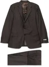 Canali Wool Suit In Brown