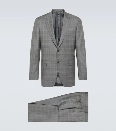 Canali Wool Suit In Grau