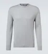 Canali Wool Sweater In Gray