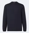 Canali Wool Sweater In Black