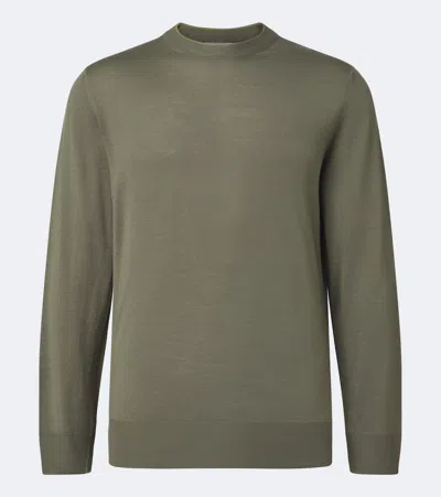 Canali Wool Sweater In Green