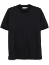 Canali Wool T-shirt In Blue