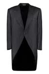 Canali Single-breasted Long-sleeve Jacket In Grey