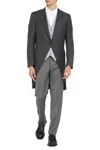 Canali Wool Tailored Jacket In Multi