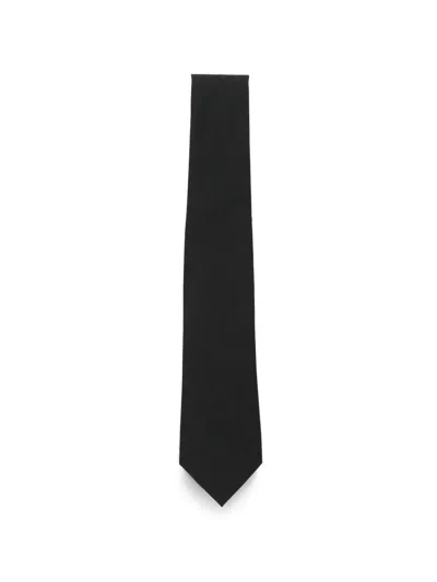 Canali Wool Tie In White