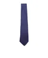 Canali Pointed Tie In Blue