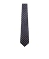 Canali Wool Tie In Brown