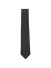 Canali Wool Tie In Gray
