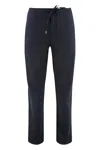 Canali Drawstring Casual Pants In Blue