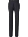 Canali Wool Trousers In Black