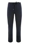 Canali Drawstring Casual Pants In Blue