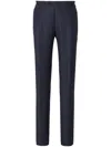 Canali Wool Trousers In Blue