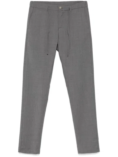 Canali Wool Trousers In Grey