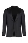 Canali Wool Two-pieces Suit In Black