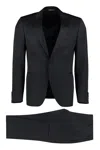 Canali Wool Two-pieces Suit In Black