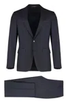 Canali Wool Two-pieces Suit In Blue