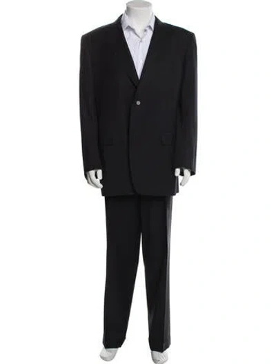 Pre-owned Canali Wool Two-piece Blazer In Black