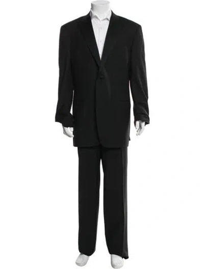 Pre-owned Canali Wool Two-piece Blazer In Black