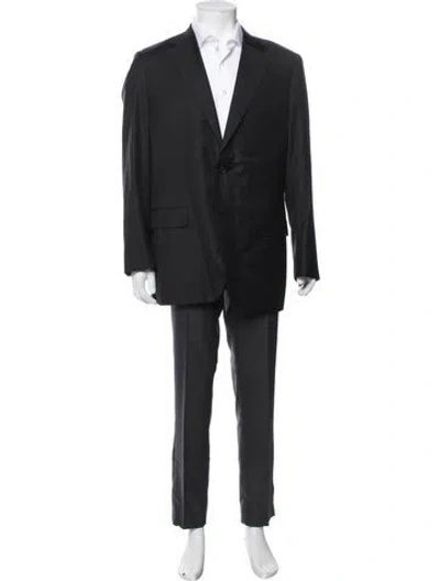 Pre-owned Canali Wool Two-piece Blazer In Black