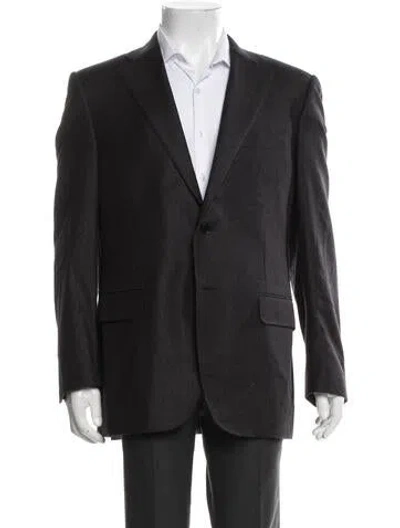 Pre-owned Canali Wool Two-piece Blazer In Black
