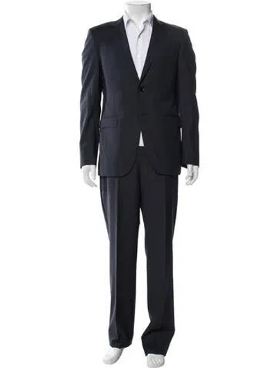 Pre-owned Canali Wool Two-piece Blazer In Blue