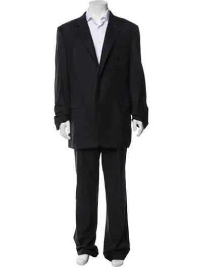 Pre-owned Canali Wool Two-piece Suit In Black