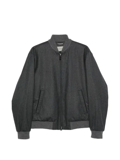 CANALI WOOL ZIP-UP JACKET