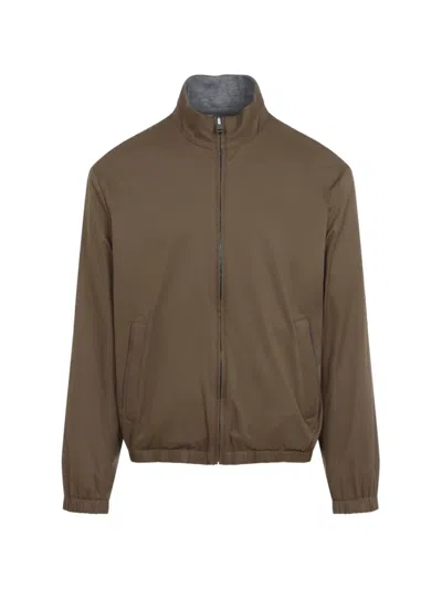 CANALI ZIP-FASTENING JACKET
