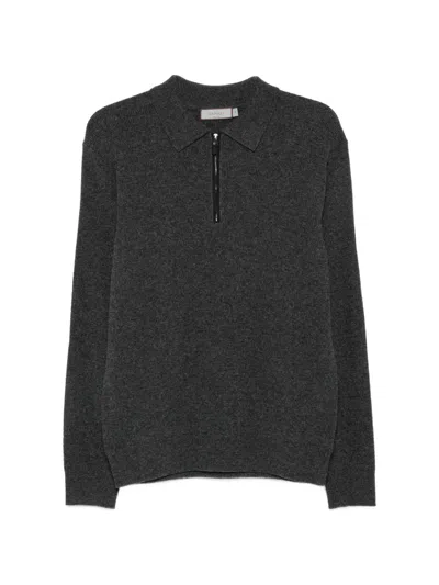 Canali 집업 폴로 스웨터 In Multi