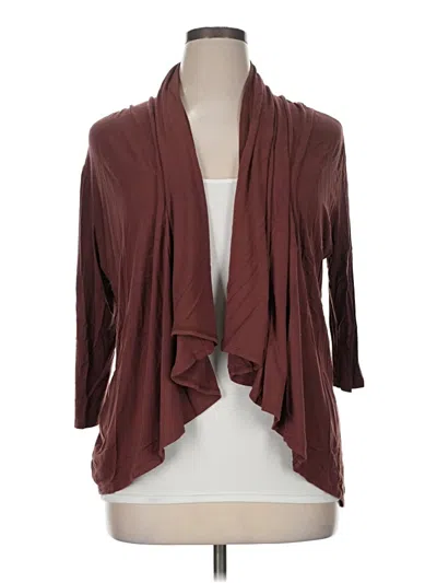 Pre-owned Canari Kimono In Burgundy