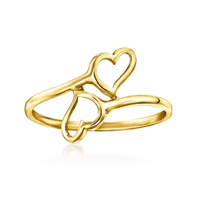 Canaria Fine Jewelry Canaria 10kt Yellow Gold 2-heart Ring