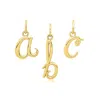 Canaria Fine Jewelry Canaria 10kt Yellow Gold "a" Script Initial Pendant
