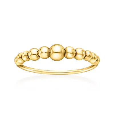 Canaria Fine Jewelry Canaria 10kt Yellow Gold Bead Ring
