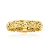 Canaria Fine Jewelry Canaria 10kt Yellow Gold Byzantine Ring In Yellow