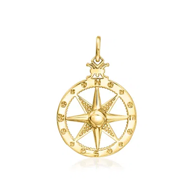 Canaria Fine Jewelry Canaria 10kt Yellow Gold Compass Pendant
