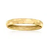 Canaria Fine Jewelry Canaria 10kt Yellow Gold Hammered Ring In Yellow