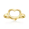 Canaria Fine Jewelry Canaria 10kt Yellow Gold Heart Ring In Yellow