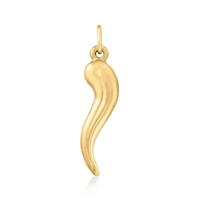 Canaria Fine Jewelry Canaria 10kt Yellow Gold Italian Horn Charm