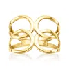 Canaria Fine Jewelry Canaria 10kt Yellow Gold Open Double-loop Ring In Yellow
