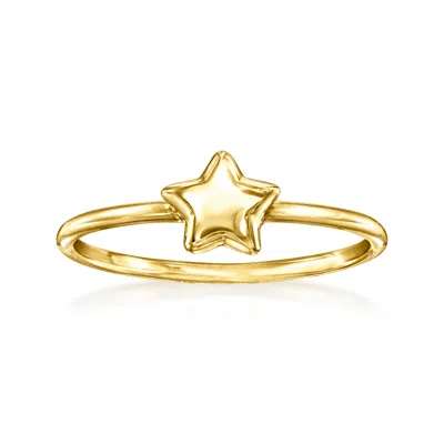 Canaria Fine Jewelry Canaria 10kt Yellow Gold Star Ring