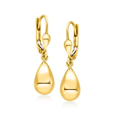 Canaria Fine Jewelry Canaria 10kt Yellow Gold Teardrop Earrings