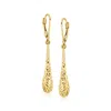 Canaria Fine Jewelry Canaria 10kt Yellow Gold Teardrop Earrings In Yellow