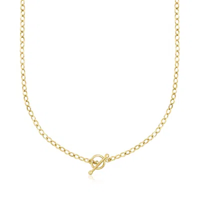 Canaria Fine Jewelry Canaria 10kt Yellow Gold Toggle Necklace In Multi