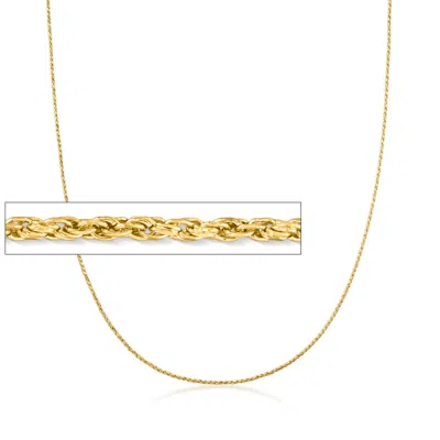 Canaria Fine Jewelry Canaria 0.7mm 10kt Yellow Gold Adjustable Box-chain Necklace