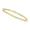 Canaria Fine Jewelry Canaria 4mm 10kt Yellow Gold Rolo-link Bracelet In Multi