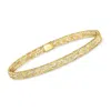 Canaria Fine Jewelry Canaria Italian 10kt 2-tone Gold Mesh Stretch Bracelet