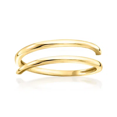 Canaria Fine Jewelry Canaria Italian 10kt Yellow Gold Bypass Ring