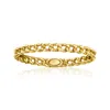 Canaria Fine Jewelry Canaria Italian 10kt Yellow Gold Curb-link Ring In Yellow