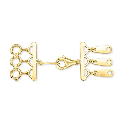 Canaria Fine Jewelry Canaria Italian 10kt Yellow Gold Layering Clasp